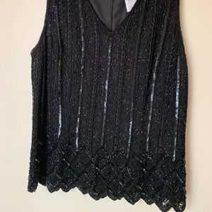Beaded evening wear. Formal
